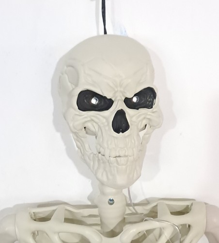 3ft Tall Light and Creepy Sounds Posable Halloween Skeleton - photo 3