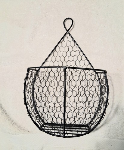 Set of 3 Decorative Hanging Wire Baskets - photo 2