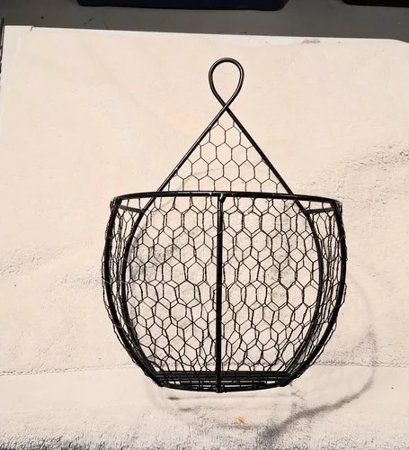 Set of 3 Decorative Hanging Wire Baskets - photo 4