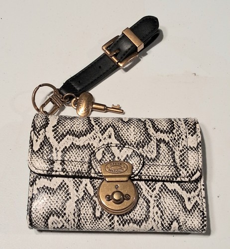 Steve Madden Women Faux Snakeskin Wallet