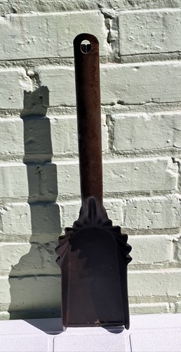 Vintage Metal Ash Coal Shovel Scoop Fireplace Stove 20"