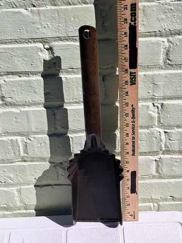Vintage Metal Ash Coal Shovel Scoop Fireplace Stove 20" - photo 4