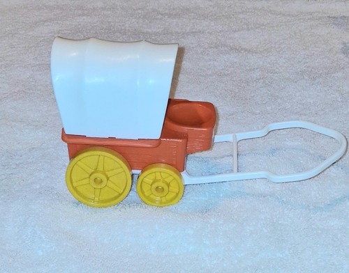 Hasbro Vintage 1974 Weeble Wooble Cowboy and Western Wagon - photo 4
