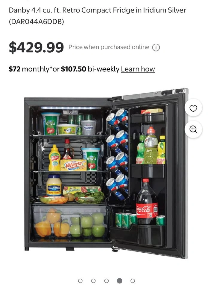 Danby 4.4 cu. ft. Retro Compact Fridge - photo 3