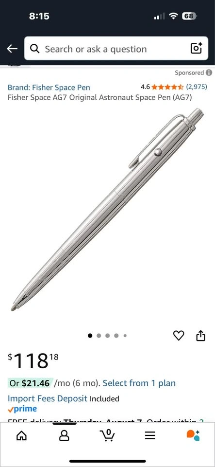 Fisher Space ballpoint Pen - photo 4