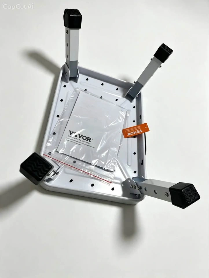 VEVOR Step Stool 1-Step, 330lbs, Folding Steel Ladder - photo 5