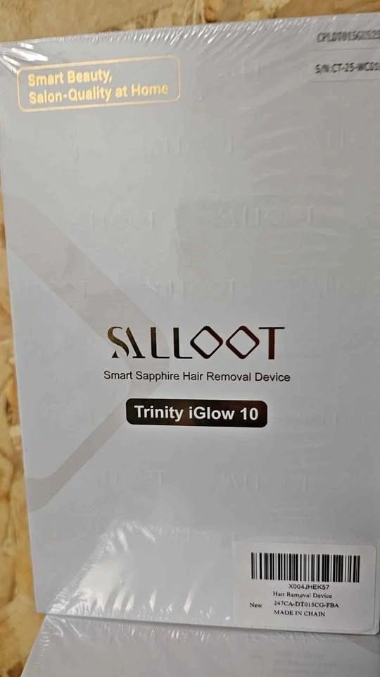 SALLOOT Trinity iGlow 10 Smart Sapphire Hair Removal Device