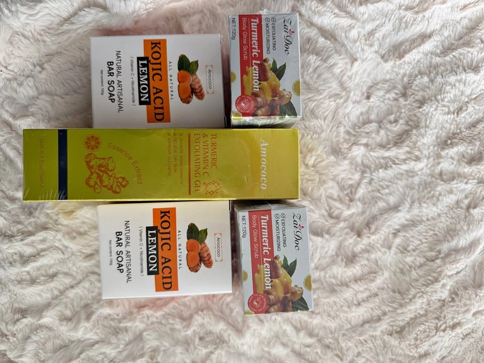 Turmeric & Lemon Self-Care Bundle – 5 Pieces