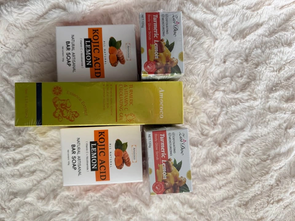 Turmeric & Lemon Self-Care Bundle – 5 Pieces - photo 2