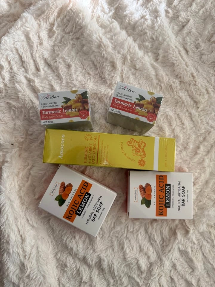 Turmeric & Lemon Self-Care Bundle – 5 Pieces - photo 3