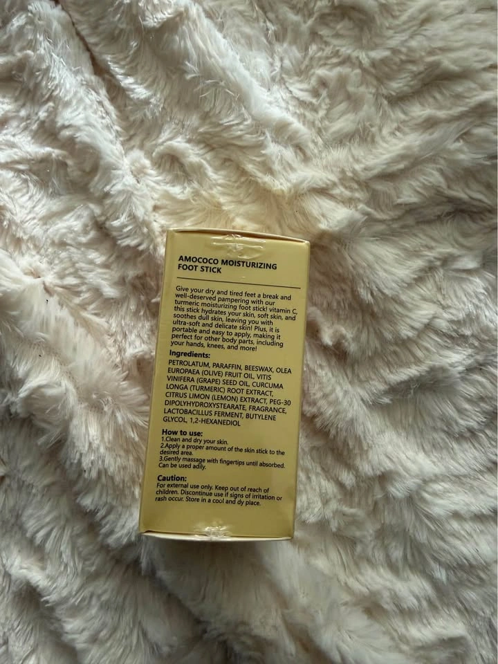 Turmeric & Vitamin C Moisturizing Foot Stick - photo 3