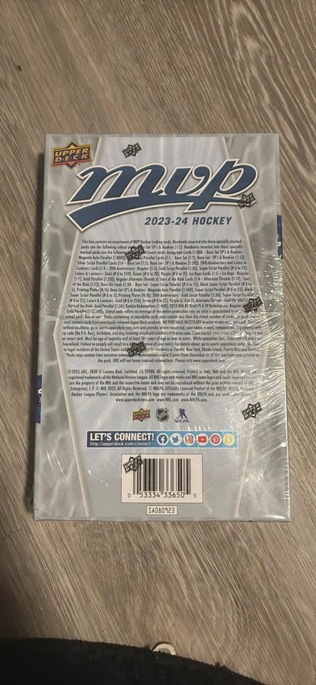2023-2024 Upper Deck MVP Hockey Cards - photo 2