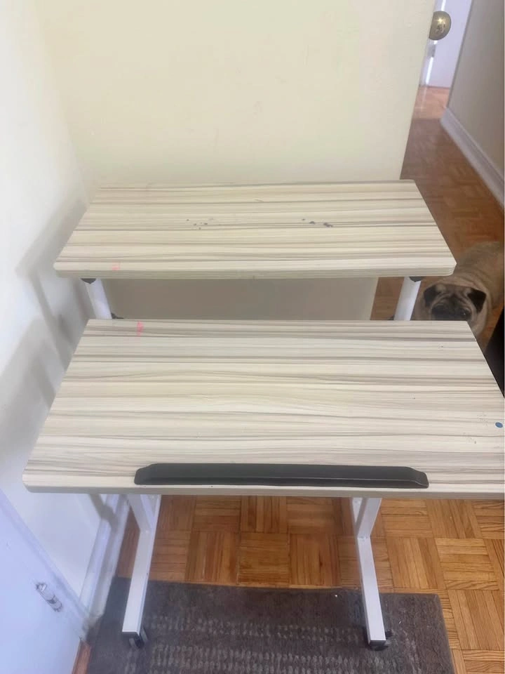 Standing Desk, Height-Adjustable for Laptop