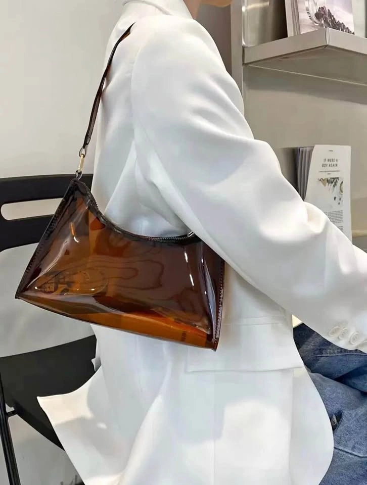 Transparent PVC Neon Shoulder Bags