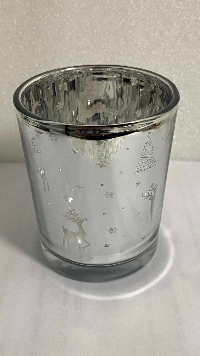 Set of 12 Glass Tea Light Candle Holders - photo 4