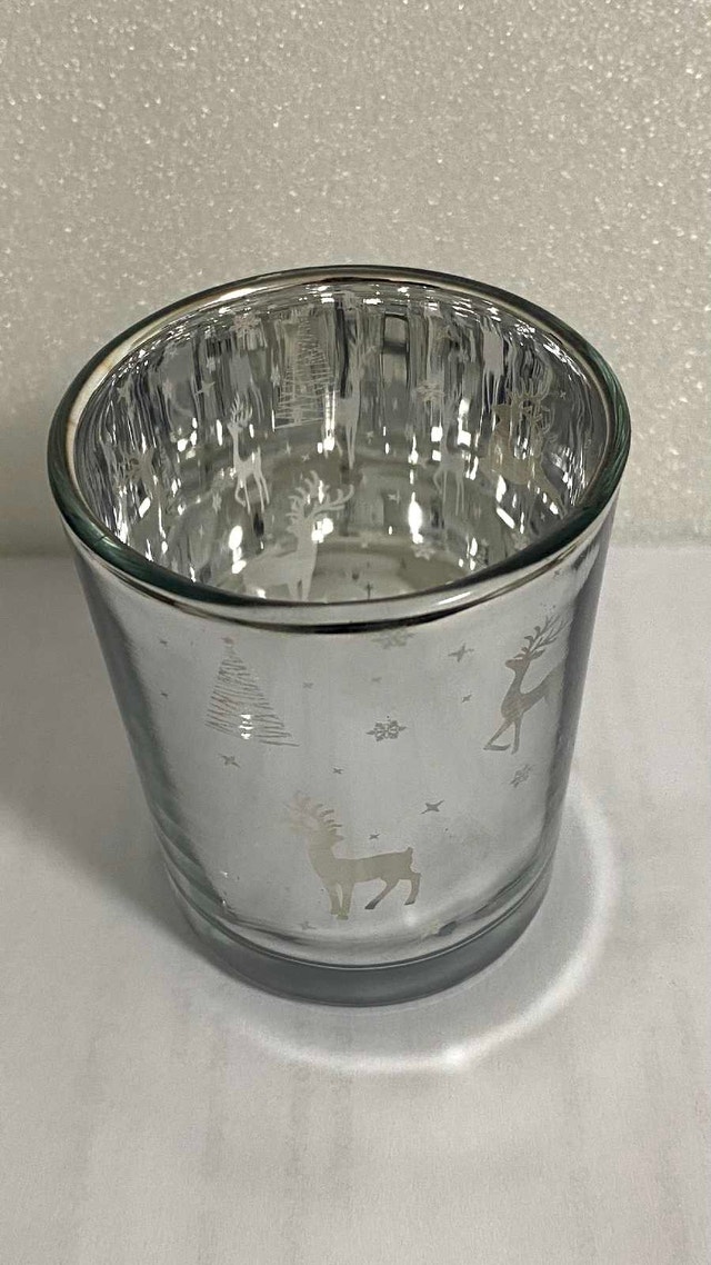 Set of 12 Glass Tea Light Candle Holders - photo 5