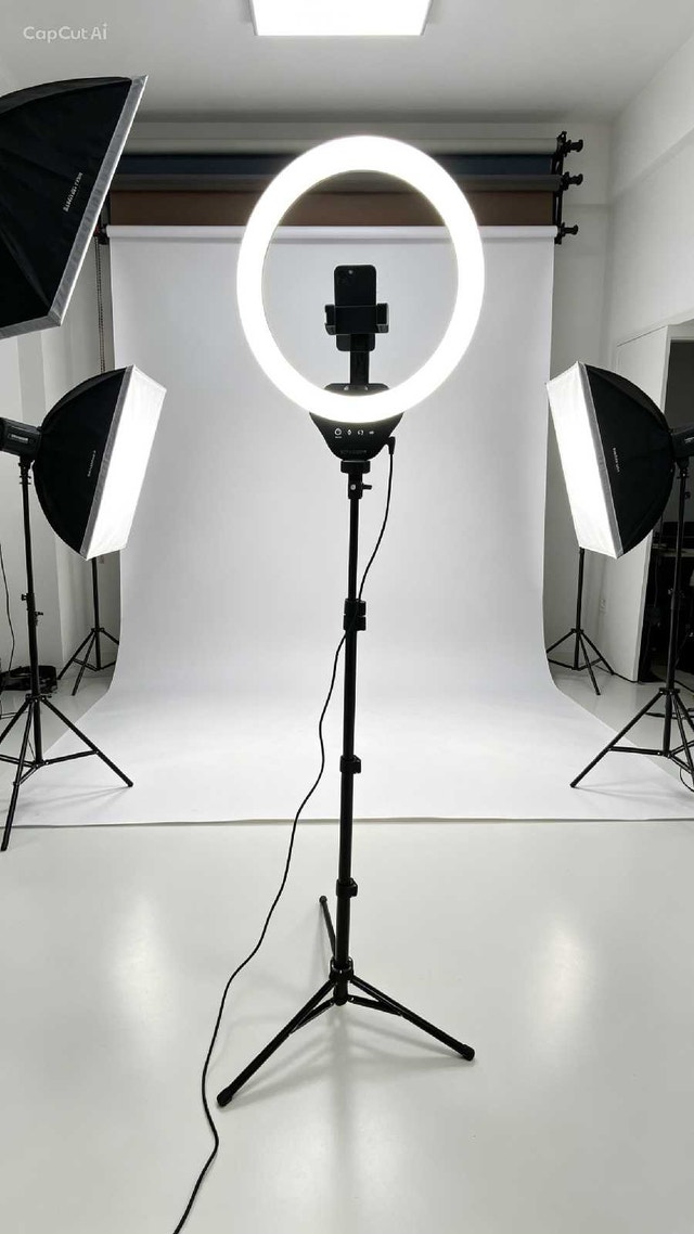 UBeesize 12-inch Ring Light with Tripod