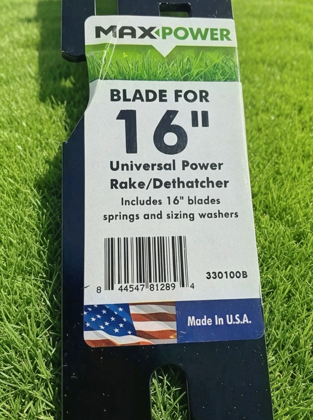 MAX-POWER 16" Blade Universal Scarifier/Rake - photo 2