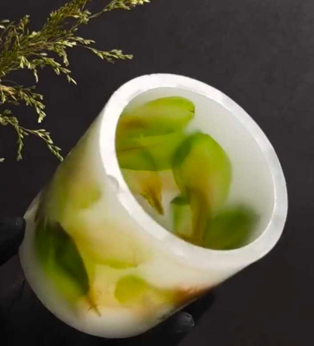 Acrylic windproof candle molds, wax burner container mold