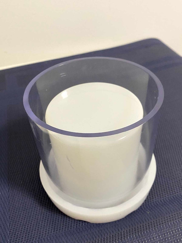 Acrylic windproof candle molds, wax burner container mold - photo 5
