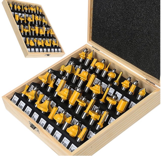 LEATBUY 37-Piece Router Bit Set with 1/2 Inch Shank - photo 4