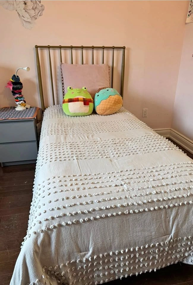 Metal Platform Bed - Twin size