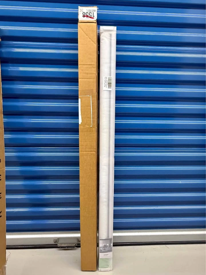 Brand New 43” x 72” Cordless Blackout Roller Shades, Cream