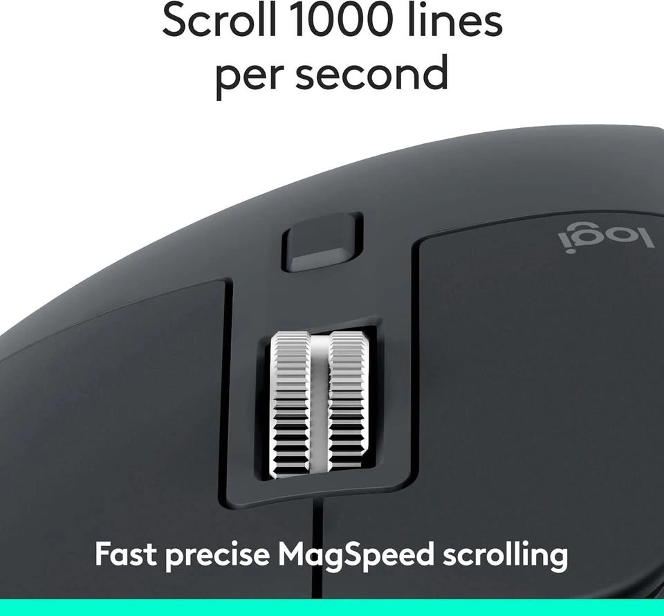 Logitech MX Master 3S Bluetooth Wireless Mouse - Graphite - photo 4