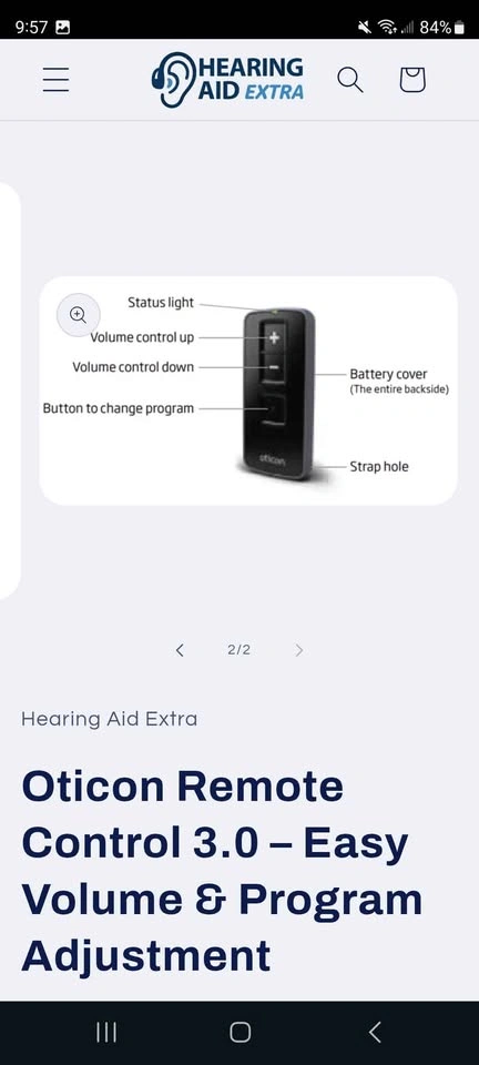 Oticon Remote Control 3.0 - photo 2