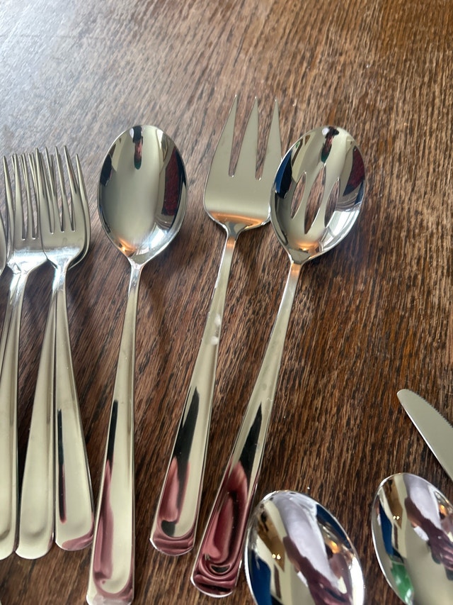 JA Henckels 53 pcs Cutlery Set w Serving Spoons Fork - photo 4
