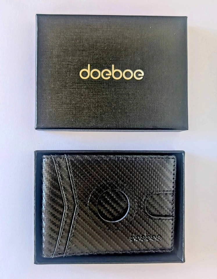 Brand New Doeboe Genuine Leather Slim Wallet with RFID Blocking