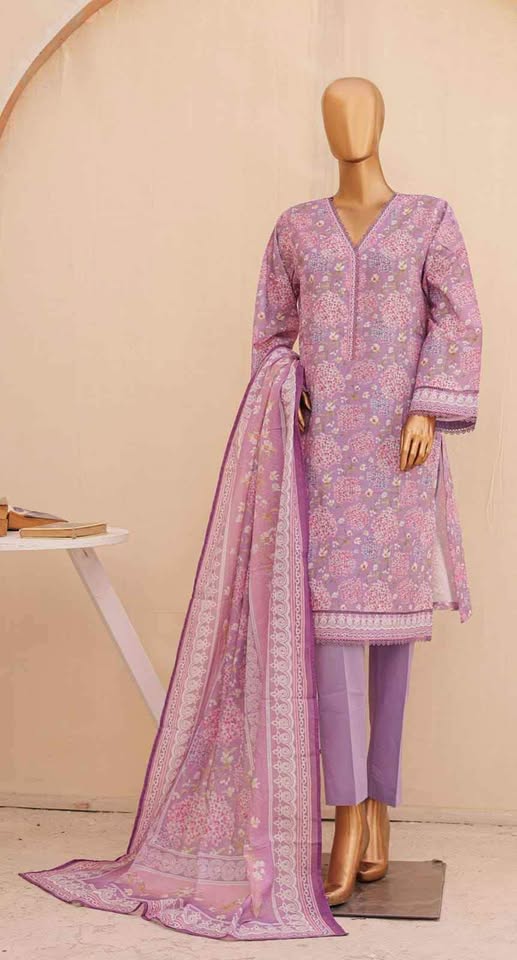 Bin Saeed ready to wear 3 peice Lawn Suits - photo 5