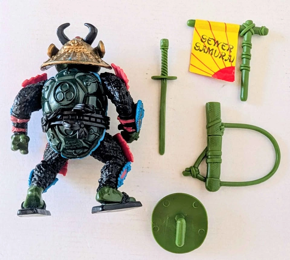 Vintage 1990 Playmates Toys Sewer Samurai Leonardo Action Figure - photo 2