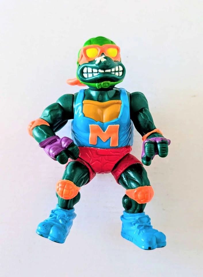 Vintage 1991 Playmates Toys Skateboardin' Mike Action Figure