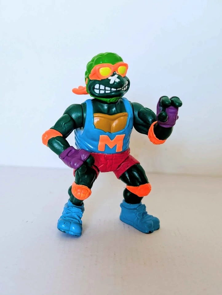 Vintage 1991 Playmates Toys Skateboardin' Mike Action Figure - photo 3