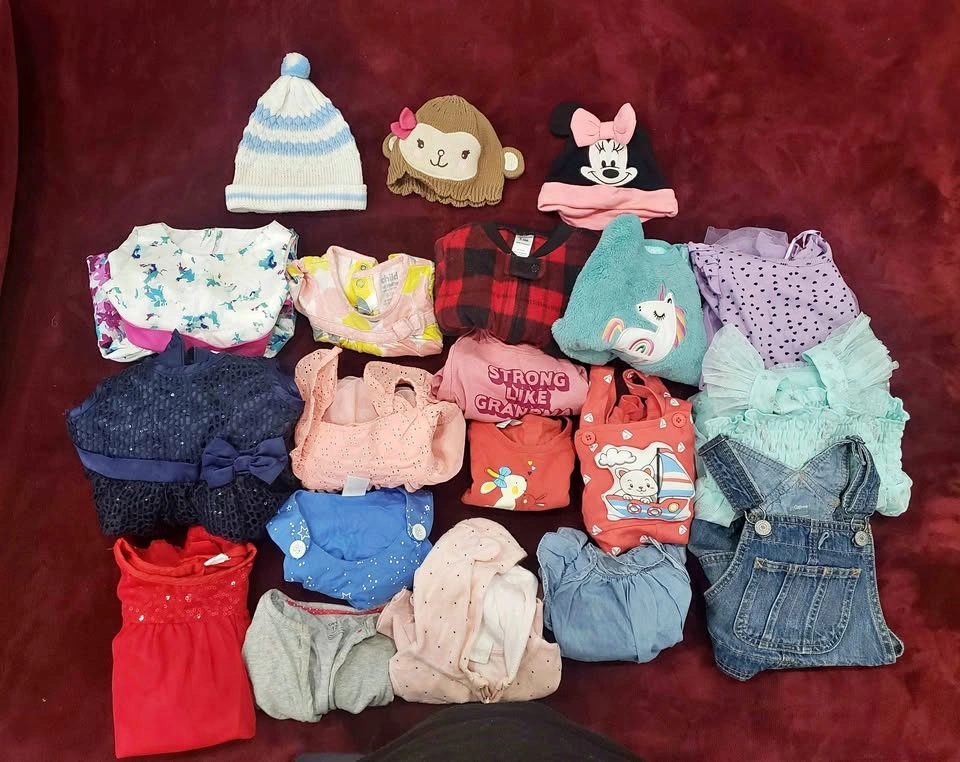Baby Girl Clothing Lot Sizes 1M-2T