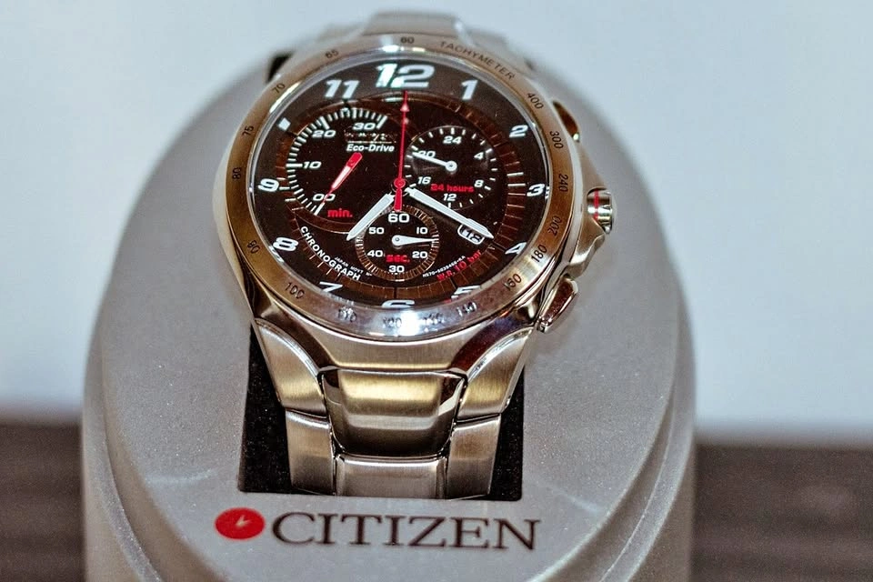 Citizen Eco-Drive Chronograph AT1091-54F — Brand New