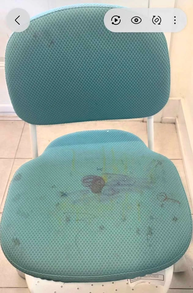IKEA Kids Desk Chair – Teal / White - photo 2
