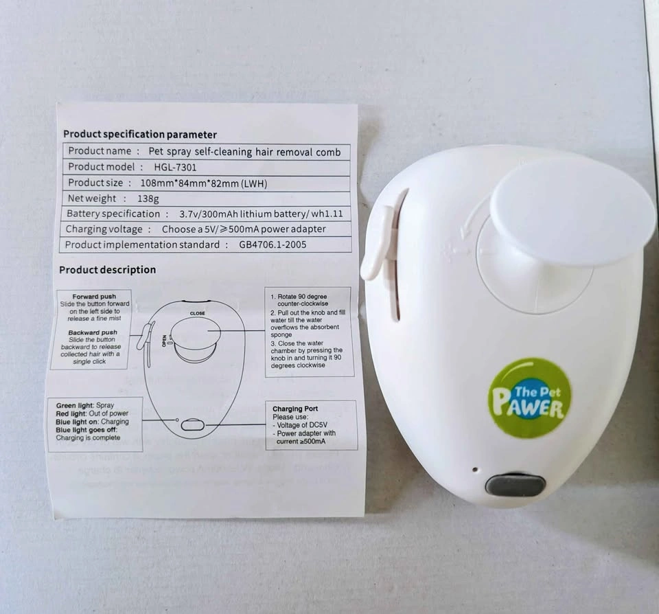 The Pet Pawer Pet Spray Self-Cleaning Hair Removal Comb - photo 3