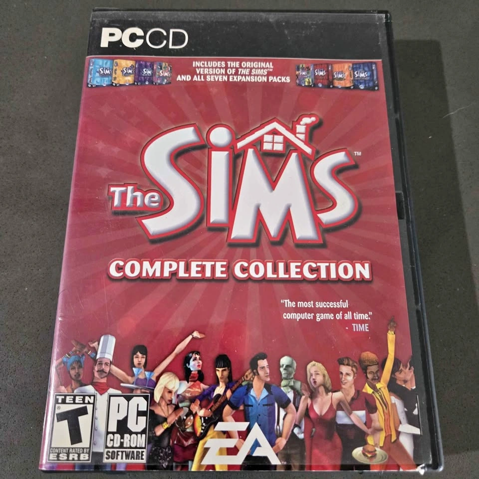 The Sims complete collection. Pc games.
