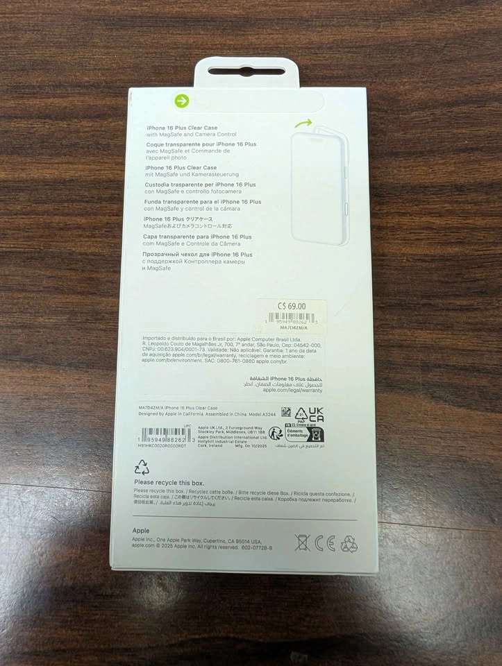 Apple iPhone 16 Plus Clear Case with MagSafe - photo 2