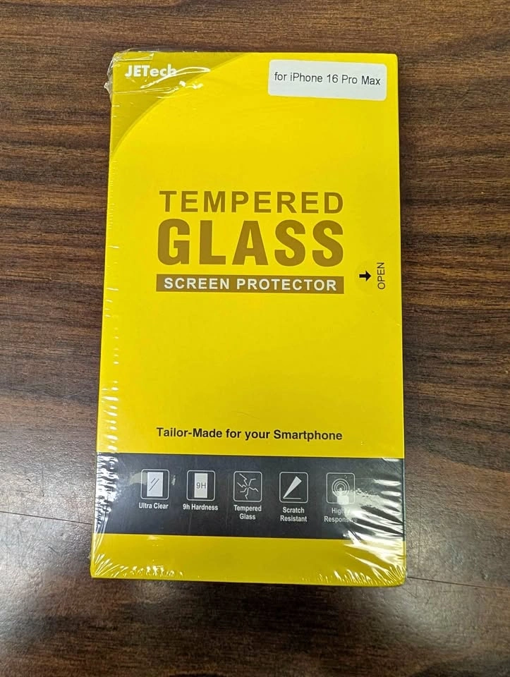 Tempered Glass Screen Protector for iPhone 16 Pro Max -3Pack
