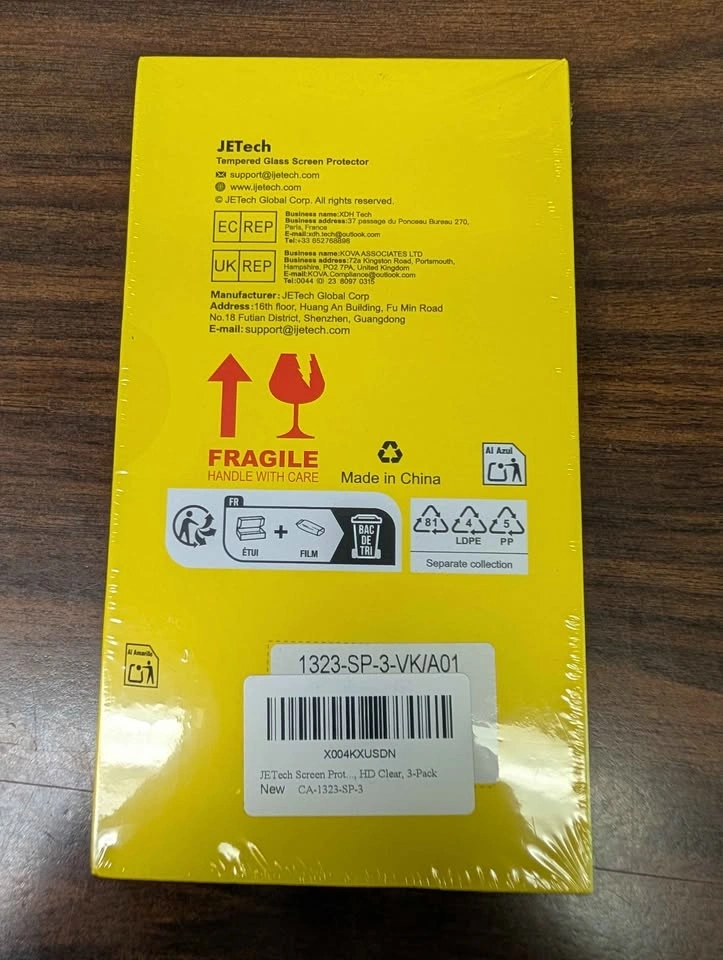 Tempered Glass Screen Protector for iPhone 16 Pro Max -3Pack - photo 2