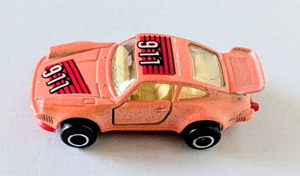 Vintage 1989 Majorette Porsche Turbo 911 No. 209 Die-Cast Car - photo 2
