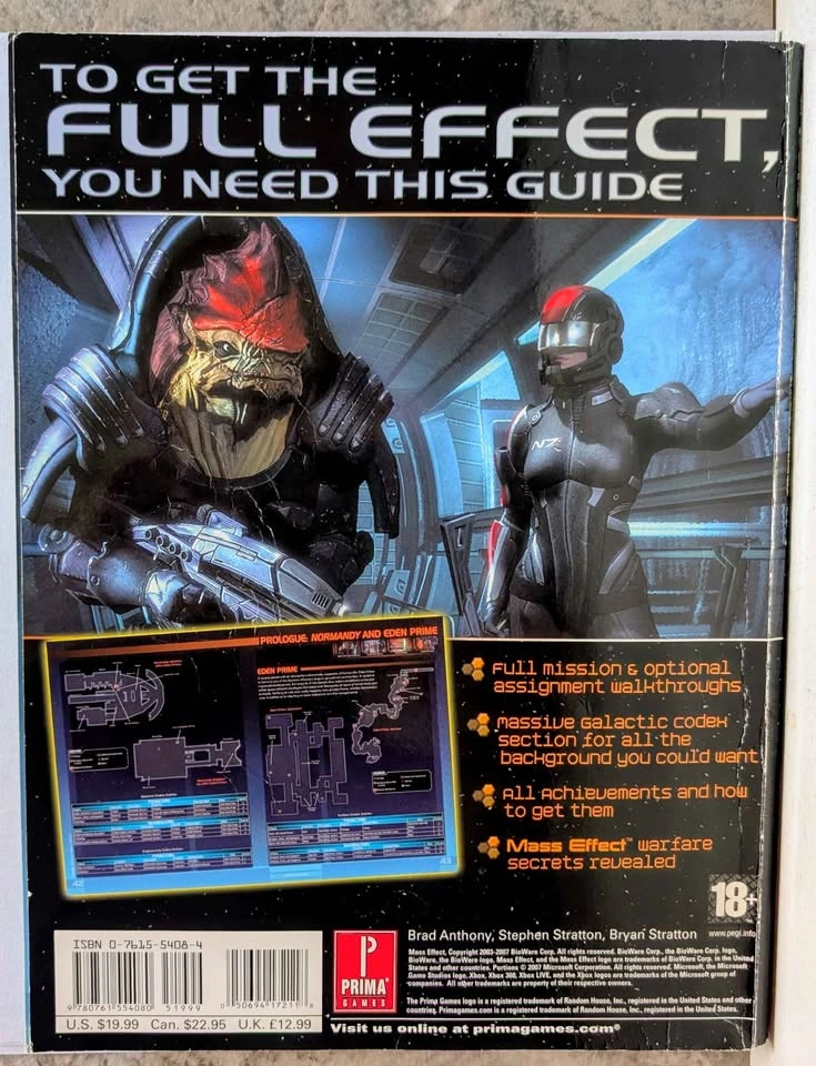 Mass Effect Prima Official Game Guide for Xbox 360 - photo 2