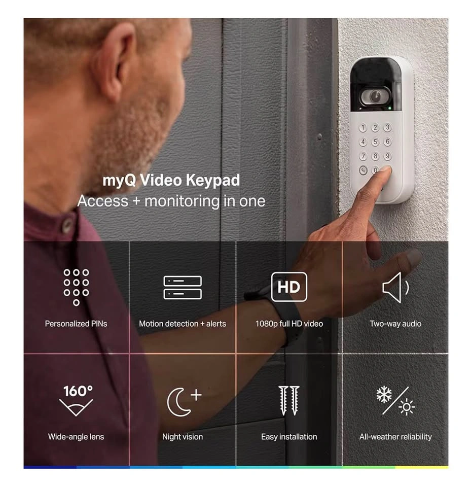 New myQ Secure View Garage Video Keypad - photo 4