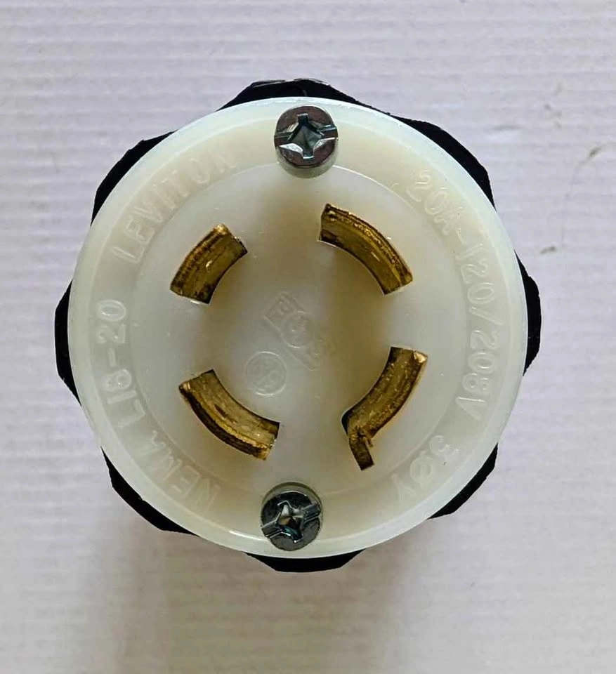 Brand New Leviton 2441 20A Locking Plug - photo 2