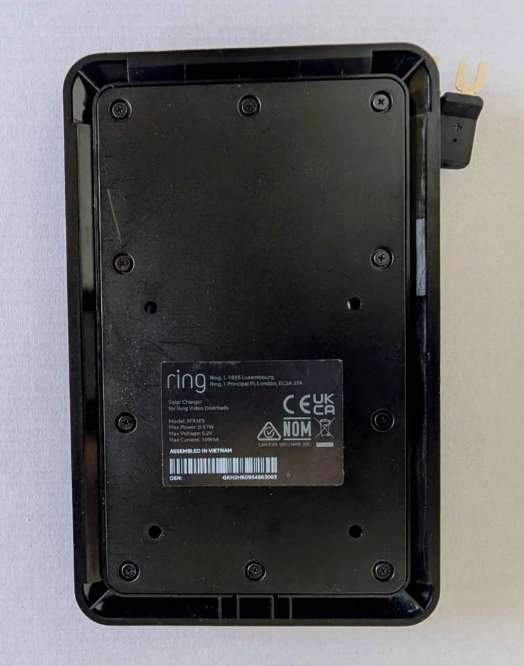 Ring Solar Charger for Ring Video Doorbells - photo 2