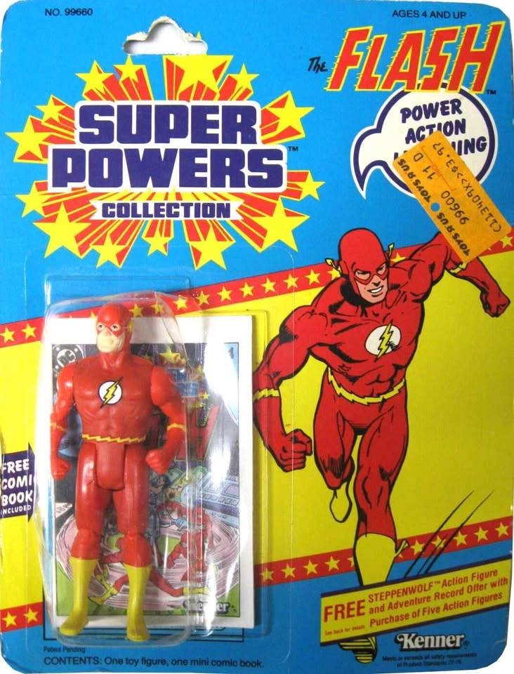 Vintage 1984 Kenner The Flash Action Figure - photo 5