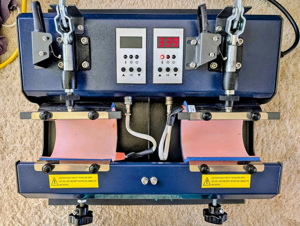 Joto Professional Grade Digital Dual Station Mug Press